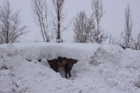 BEYAZ ESARET - Muş'ta Tek Katlı Evler Kara Gömüldü