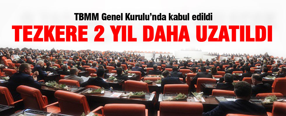 Afganistan tezkeresi TBMM'de kabul edildi