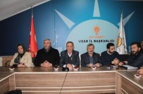 AK Parti Uşak Merkez İlçe Teşkilatı'nın Yeni Yönetimi İlk Toplantısını Yaptı
