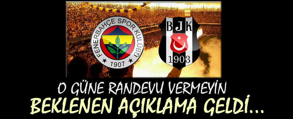 Derbinin günü ve saati belli oldu