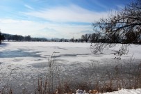 Kayseri'de Göller Buz Tuttu