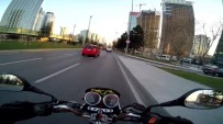 HATALI DÖNÜŞ - Motosiklet Kazası Kamerada
