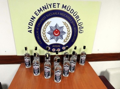 Aydın'da 1.488 Şişe Kaçak İçki Ele Geçirildi