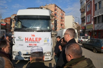 Karacabey Belediyesi'nden Halep'e Yardım Eli