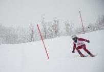 KAYAK YARIŞMASI - Ovacık'ta Kayak Yarışması Renkli Görüntülere Sahne Oldu