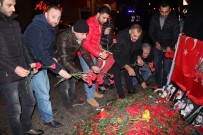 Taksiciler Ortaköy'de Terörü Protesto Etti