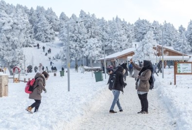Denizli Teleferik'te Kar Keyfi