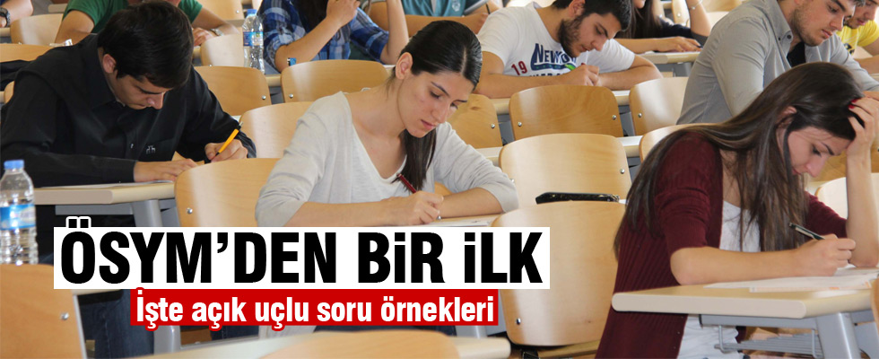 İşte örnek 'açık uçlu' sorular