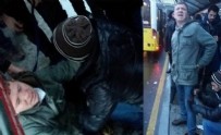 METROBÜS YOLU - Yenibosna metrobüs durağında dehşet!