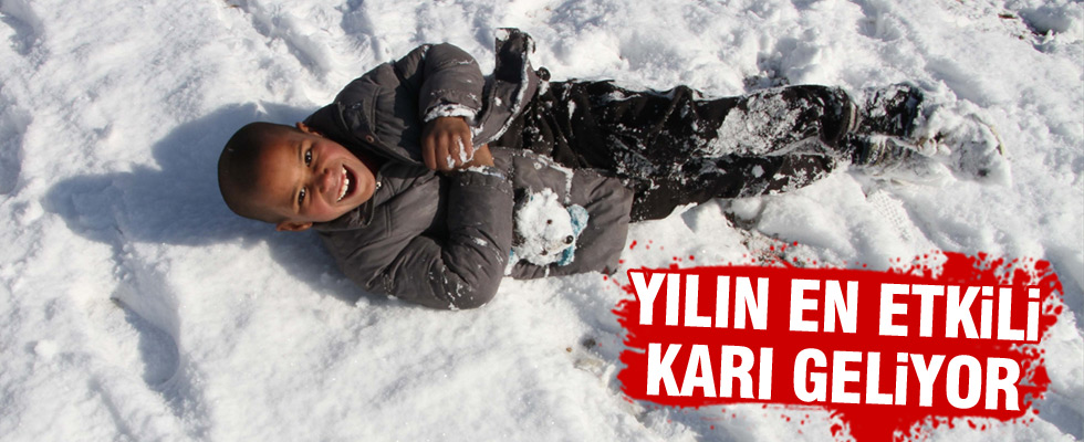 Yılın en kuvvetli yağışları kapıda