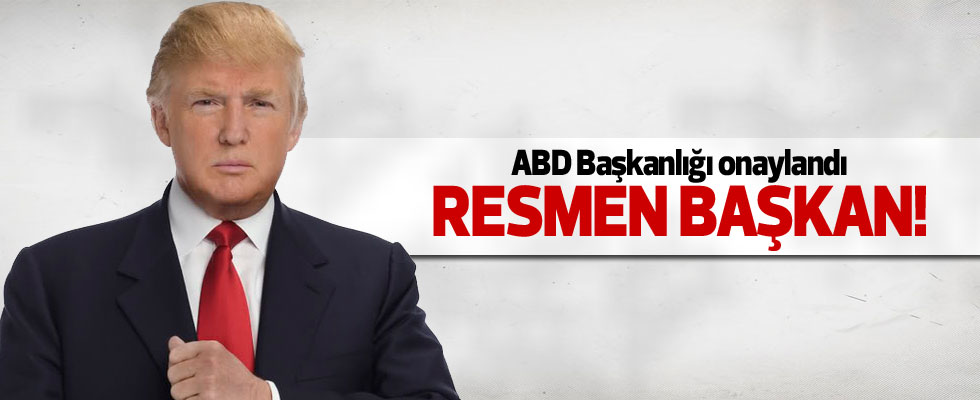 ABD Kongresi Trump'ın başkanlığını resmileştirdi