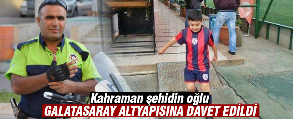Galatasaray Şehit Fethi Sekin'in oğlunu altyapıya davet etti