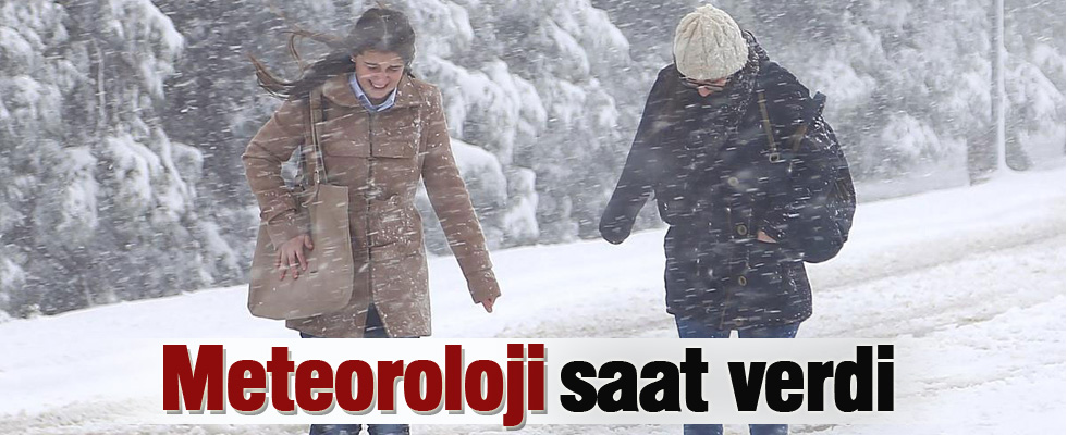 Meteoroloji'den kar uyarısı