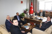 GÖKKAYA - Mustafa Genç, Eski Başkanları Ağırladı