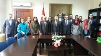 MURAT DURU - TEOG Sınavında Dereceye Giren Öğrenciler Kaymakam Duru'yu Ziyaret Etti