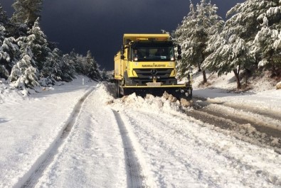 Pamukkale Belediyesi'nin Karla Mücadelesi Sürüyor