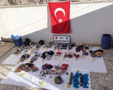 Şırnak'ta PKK'ya Ait Çok Sayıda Mühimmat Ele Geçirildi