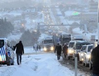 TEM Edirne istikameti trafiğe kapandı