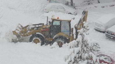 Beyşehir'de Kar Yağışı Etkili Oluyor