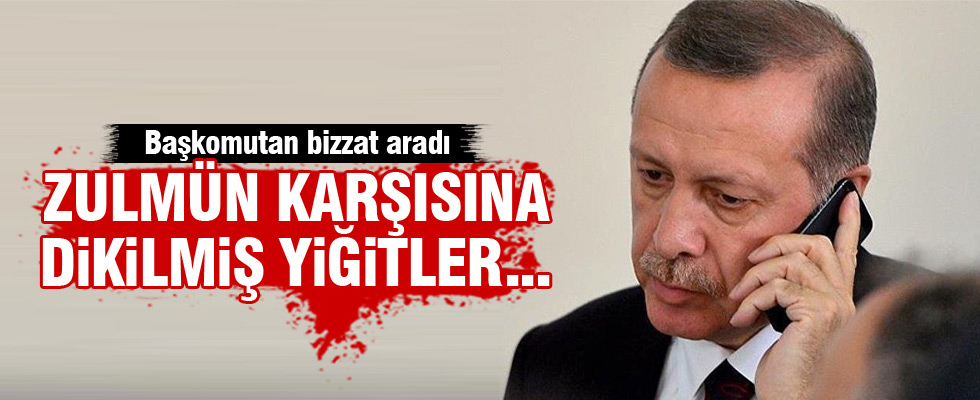 Erdoğan, Başika Kampındaki askerlerle telefonla görüştü