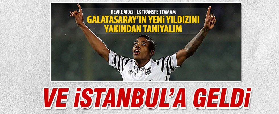Galatasaray'ın yeni transferi İstanbul'a geldi