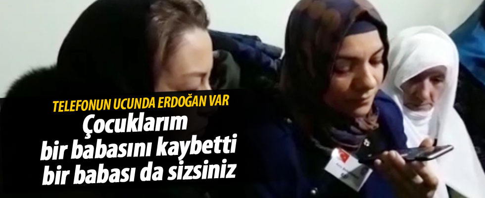 Fethi Sekin'in eşi, Cumhurbaşkanı Erdoğan ile görüştü