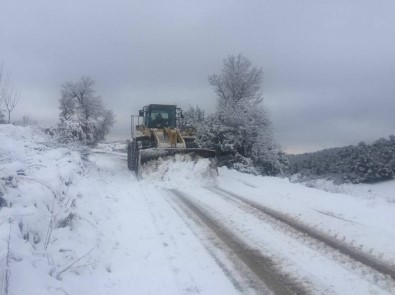 Manisa'da Karla Mücadele Ekipleri Gece-Gündüz Çalışıyor