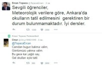 Öğrenciler, Ankara Valisi Topaca'yı Kar Tatili Mesajına Boğdu
