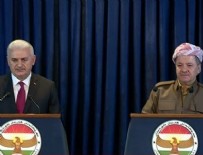 BARZANI - Yıldırım ve Barzani'den ortak basın toplantısı