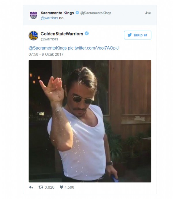 NBA'de Nusret'li atışma