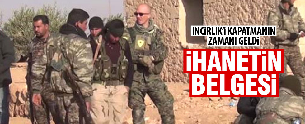 ABD'li askerlerin YPG'li teröristleri eğittiği görüntüler