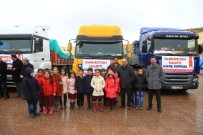 Darende'den Halep'e 5 Tır Yardım