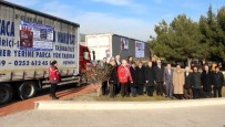 SERGİ AÇILIŞI - Üniversite'den Halep'e 2 TIR Yardım