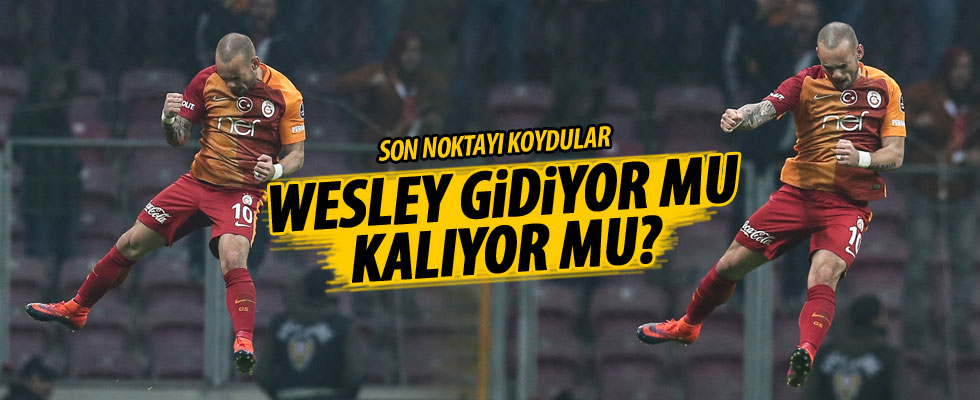 Wesley Sneijder: Galatasaray'da devam etmek istiyorum