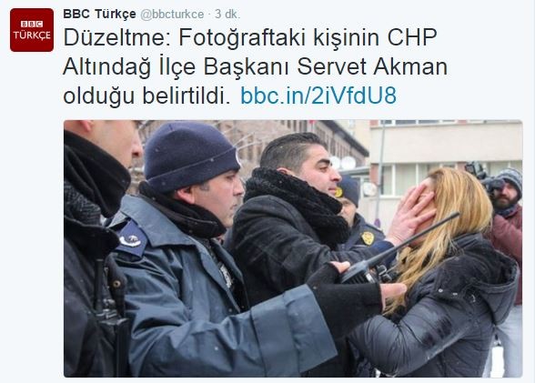 Meclis önündeki protestoda tepki çeken hareket