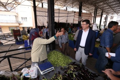 Başkan Subaşıoğlu Karaman Pazaryerini Ziyaret Etti