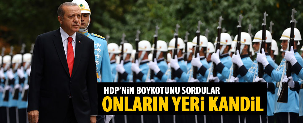 Cumhurbaşkanı Erdoğan'dan HDP'ye tepki