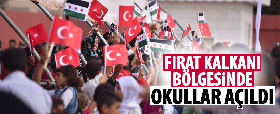 Fırat Kalkanı bölgesinde eğitim başladı