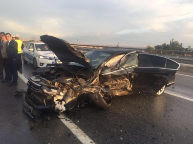 MHP Genel Başkan Yardımcısı Demirel trafik kazası geçirdi