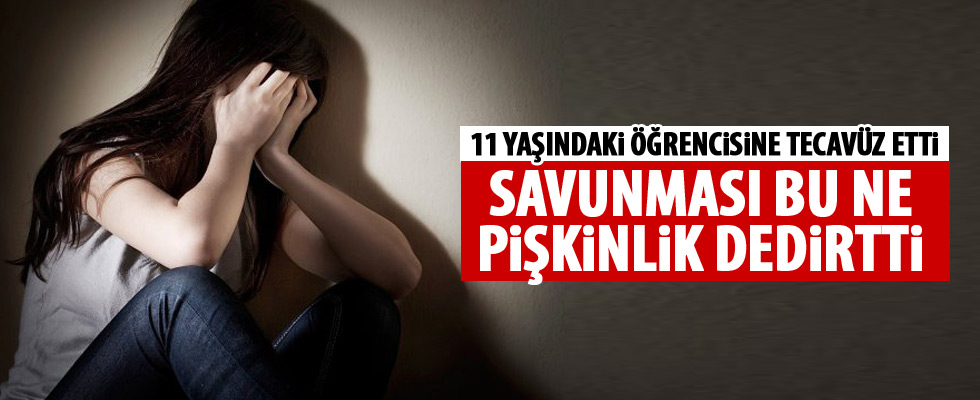 Öğrencisiyle ilişkiye giren öğretmenden şaşırtan savunma