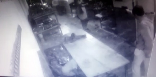 Şişli'de dehşet anları kamerada
