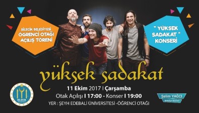 Bilecik Belediyesi Öğrenci Otağı 'Yüksek Sadakat' Konseri İle Açılıyor