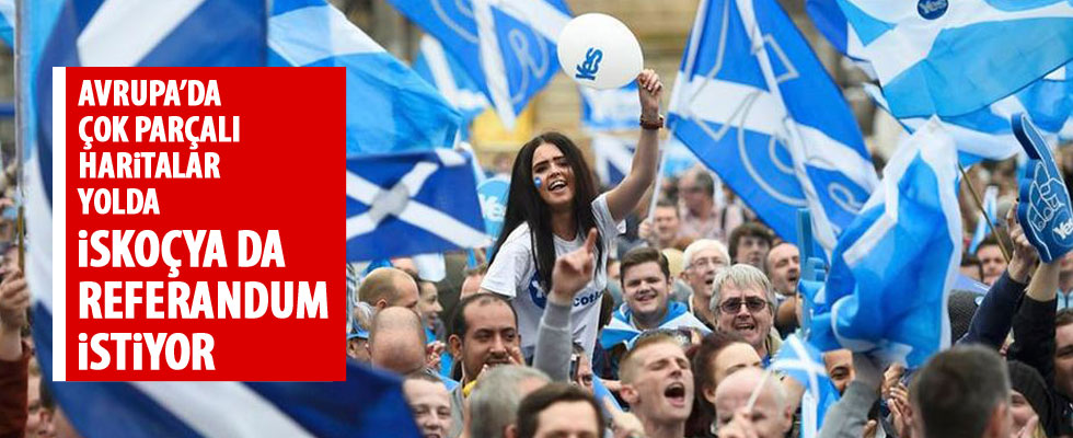İskoçya da bağımsızlık referandumuna gidiyor!