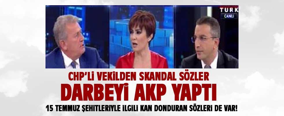 CHP'li Haluk Pekşen'den skandal açıklama