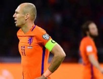 ARJEN ROBBEN - Hollanda'ya Dünya Kupası şoku! Mucize gerçekleşmedi
