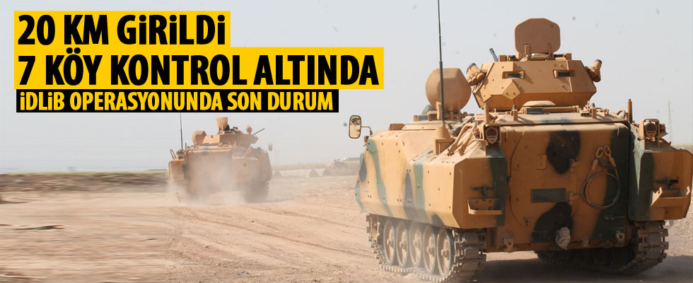 İdlib operasyonunda ilerleyiş sürüyor
