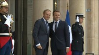 DANİMARKA BAŞBAKANI - Tusk, Fransa Cumhurbaşkanı Macron'la Görüştü