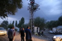 ELEKTRİK TRAFOSU - Varto'da Elektrik Trafosu Patladı