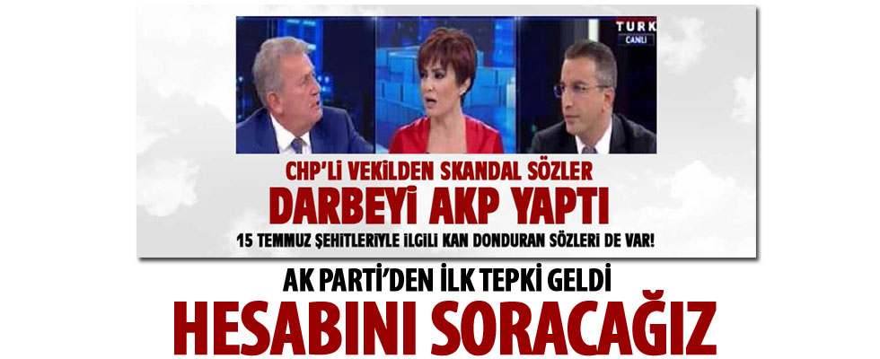 AK Parti'den CHP'li Pekşen'in sözlerine ilk tepki