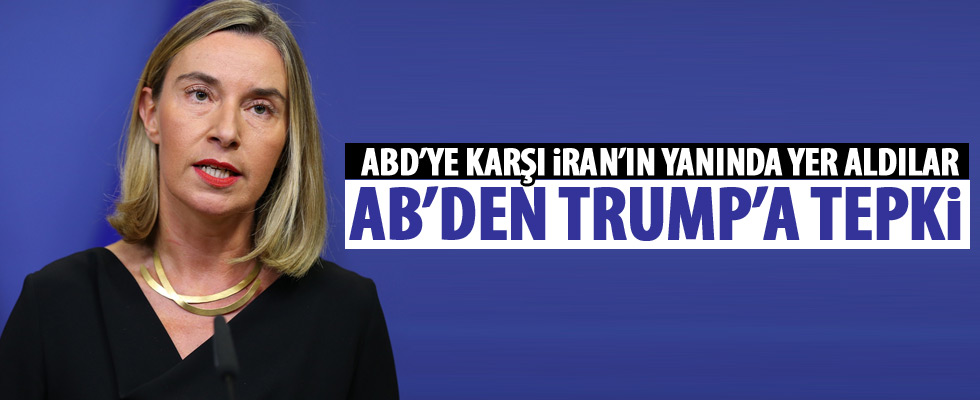 AB'den Trump'a tepki